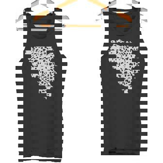 Bosnia Outline Crocheted Heklanje Bosnia Tank Top Tank Top | Mazezy