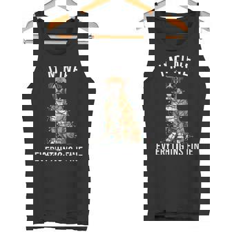 Boxer Dog Christmas I'm Fine Everything Is Fine Tank Top | Mazezy