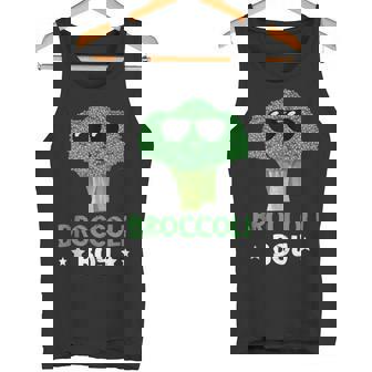 Broccoli Boy Sunglass Vegetarian Eating Broccoli Vegan Tank Top Tank Top | Mazezy
