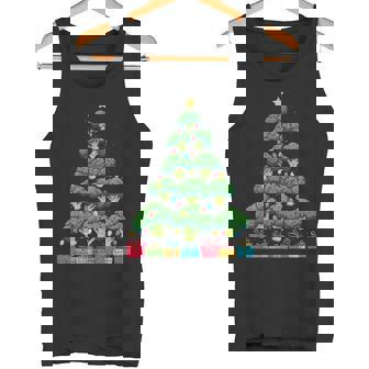 Broccoli Christmas Tree Graphic Vegetables Vegs Tank Top | Mazezy