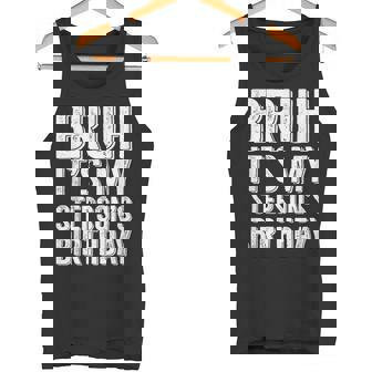 Bruh It's My Stepson's Birthday Party Stepson Family Tank Top | Mazezy