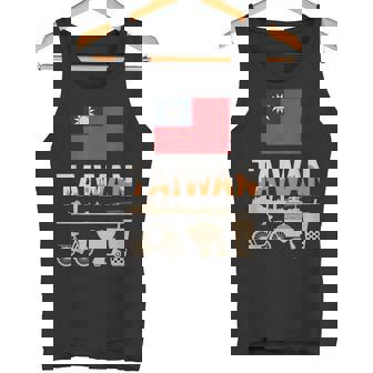 Bubble Tea Fan Taiwan Boba Drink Traveler Tank Top | Mazezy