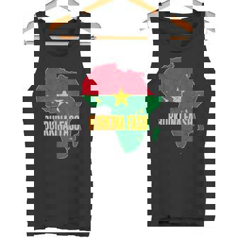 Burkina Faso Africa Map Tank Top | Mazezy