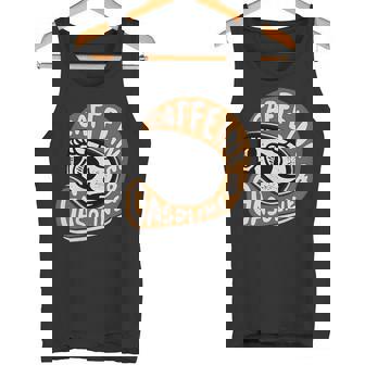 Caffeine And Gasoline Motorcycle Themed Tank Top | Mazezy