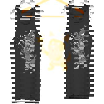 Cain Terrier Magician Wizard Magic Dog Mom Dad Tank Top | Mazezy