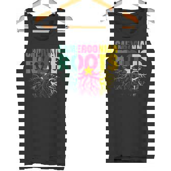 Cameroon Flag Cameroonian Roots Cameroon Tank Top | Mazezy