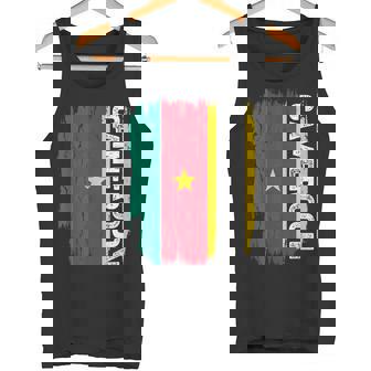 Cameroon Flag Cameroon Family Sports Vintage Cameroon Tank Top | Mazezy