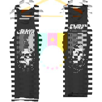 Cameroon Flag Soccer Fan Tank Top | Mazezy