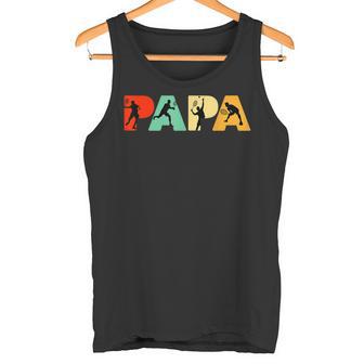 Camisa De Papá De Tenis Papá Divertido De Tenis Padre Retro Camiseta sin mangas - Regaloses