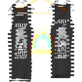 Camperchlaf Faultier Lustigeprüche Kinder Camping Tank Top - Seseable
