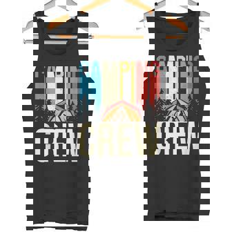 Camping Crew Campingplatz Camper Lagerfeuer Camp Tank Top - Seseable
