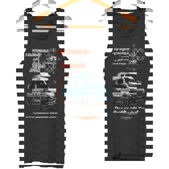 Campingplatz Kastenwagen Wohnmobilpruch-Kastenwagen Camper Tank Top - Seseable