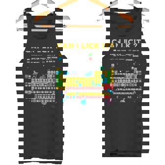 Can I Lick It 周期表 面白い 科学 先生 学生 タンクトップ - Kawaiitshirt