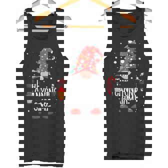 The Canyoning Gnome Matching Family Christmas Gnome Pajama Tank Top | Mazezy