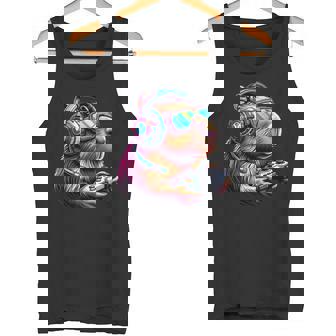 Capybara Lustigeideospiele Gamer Gaming Capybara Zocken Tank Top - Seseable