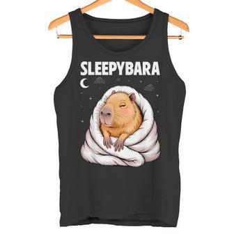 Capybara Sleep Pajamas Sleepybara Tank Top | Mazezy