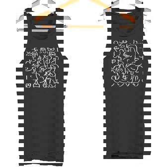 Caras Femeninas Abstracto Línea Arte Feminista Artista Camiseta sin mangas - Regaloses