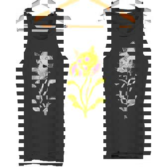 Carnivorous Plant Venus Fly Trap Weirdcore Cat Odd Pitcher Tank Top | Mazezy