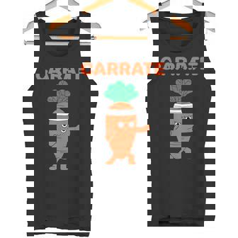 Carrate 空手キャロット かわいい＆面白いトレーニングダジャレ先生 タンクトップ - Kawaiitshirt
