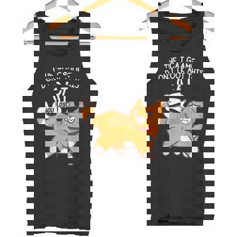 The Cat Game Don't Look At This Cat You Lost Kitten タンクトップ - Kawaiitshirt