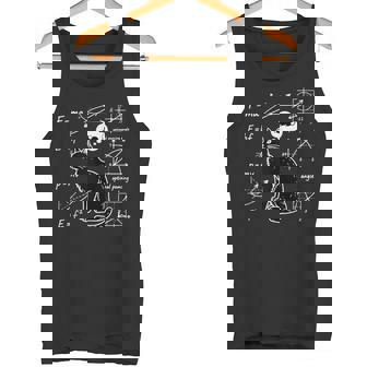 Cat Physics Formula Nerd Science Geek Illustration Tank Top Tank Top | Mazezy