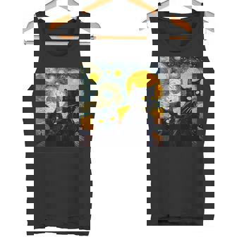 Catsan Gogh Amante De Los Gatos Diseño De Gato In Mangas Camiseta sin mangas - Regaloses