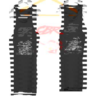 Cbr、オートバイ、オートバイ、ロードレース、バイカー、スポーツバイク、Cbr。 タンクトップ - Kawaiitshirt