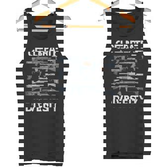 Celebrate Diversity Graphic Guns Second Amendment Tee Tank Top | Mazezy