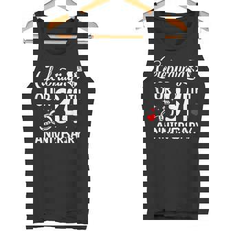 Celebrating Our 34th Wedding Anniversary Marriage 34 Years Tank Top | Mazezy