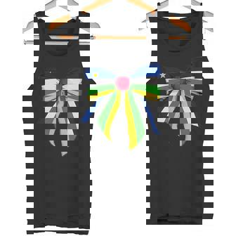 Central African Republic Central African Pride Coquette Bow Tank Top | Mazezy