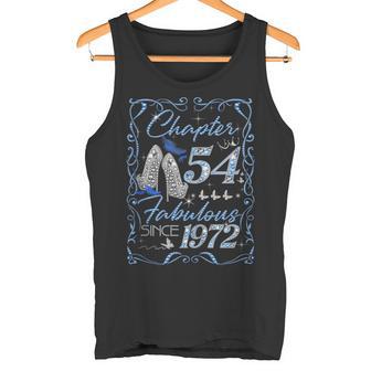 Chapter 54 Fabulous EST 1972 54th Birthday Queen Diamond Tank Top Tank Top - Monsterry