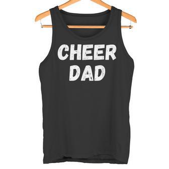 Cheer Dad Cheerleading Dads Fathers Day Support Father Tank Top | Mazezy