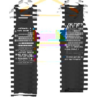 Chemistry Elements Teacher Can I Lick It Periodic Table Lab Tank Top Tank Top | Mazezy