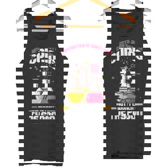 Chemistry Just Like Cooking But Don't Lick The Spoon Tank Top | Mazezy