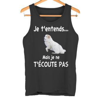Chien De Montagne Des Pyrénées Chien Noir Classique -Adulte Manche Courte Taille Importé Débardeur e - Cadeauxyz