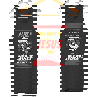 Christian Cartoonist Quote All I Want Jesus Cartooning Tank Top | Mazezy