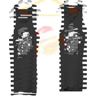 Christmas American Football Santa Xmas Men Boys Kids Tank Top | Mazezy