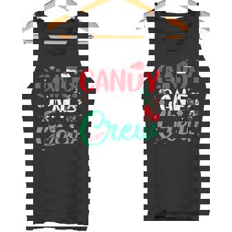 Christmas Candy Cane Holiday Family Matching Pajama PJ Tank Top Tank Top | Mazezy