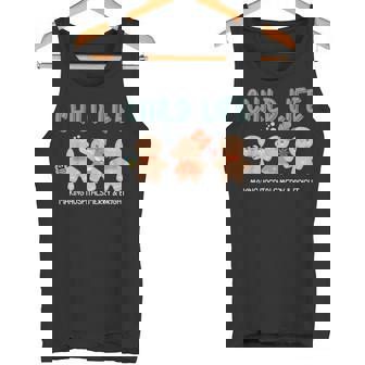 Christmas Child Life Specialist Gingerbread CLS CCLS Therapy Tank Top | Mazezy