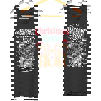Christmas Crew Xmas Puppy Christmas English Mastiff Tank Top | Mazezy