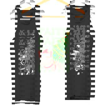 Christmas French Bulldog Faith Family Fall Holiday Puppy Art Tank Top | Mazezy