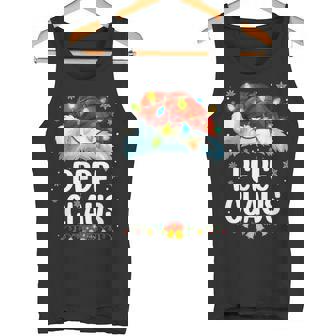 Christmas Hat Lights Pajama Pepe Claus Family Matching Tank Top | Mazezy