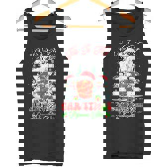 My Christmas Pajamas Shirt Santa Sweet Peppers Snowmen Vegan Tank Top | Mazezy