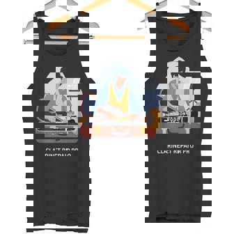 Clarinet Repair Specialist Woodwind Fix Musician Tank Top | Mazezy