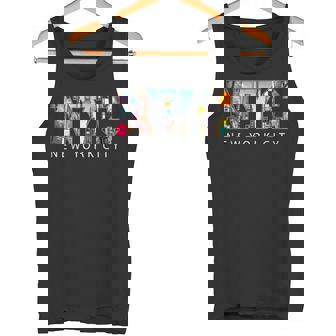 Classic NYC New York City Souvenir Urban Style Travel Lovers Tank Top | Mazezy