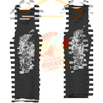 Classic Rocket Days Model Rockets Retro Tank Top | Mazezy