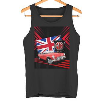 Coche Deportivo Clásico Británico Mg Mgb Convertible Camiseta sin mangas - Regaloses
