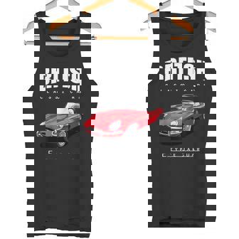Coche Deportivo Convertible Clásico Británico E-Type Jaguar Camiseta sin mangas - Regaloses