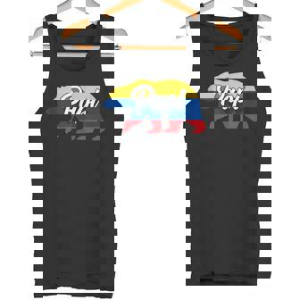 Colombia Papi Flag Bear Tank Top Tank Top | Mazezy