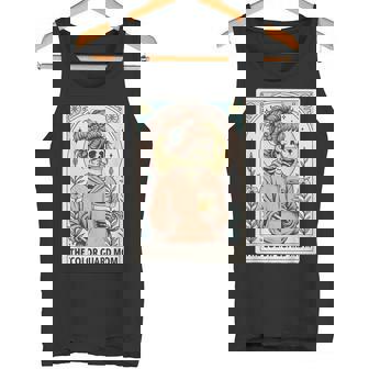 Color Guard Mom Tarot Card Skeleton Guard Mama Marching Band Tank Top | Mazezy